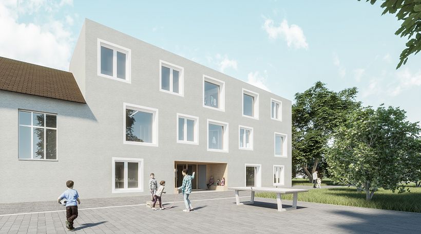 Imágenes 3D para concurso en Birmestorf, Suiza. FOCKETYN DEL RIO Studio. 2