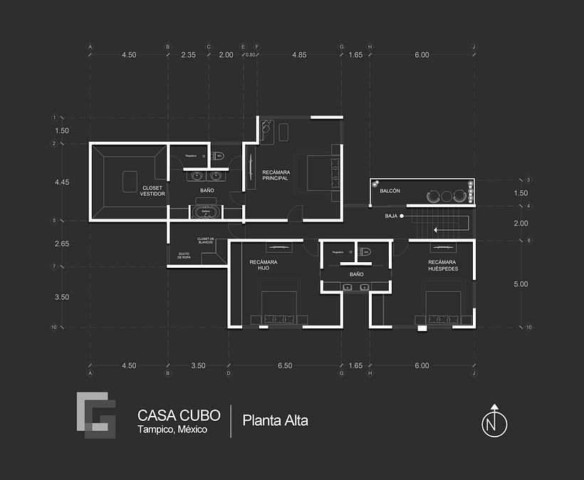 Planta Alta (Blanco y Negro)