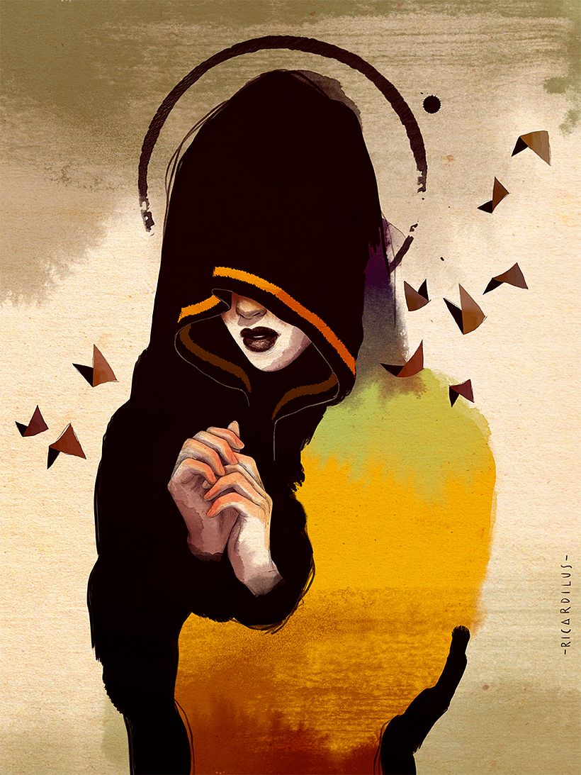 Monja, 2019, digital.