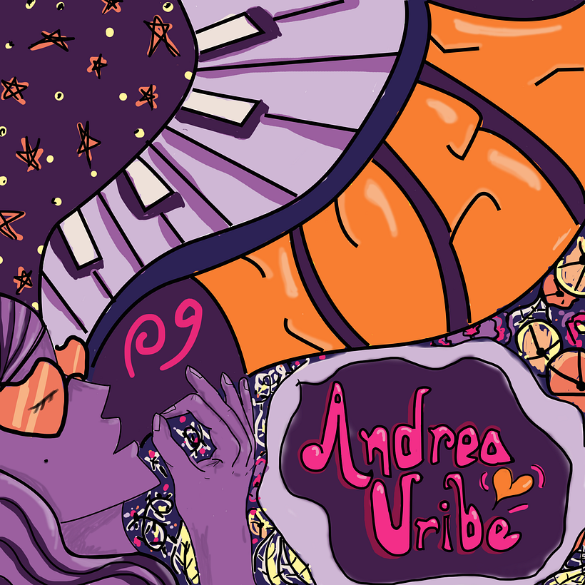 Mi Proyecto del curso: Ilustración y lettering para portadas de discos 6