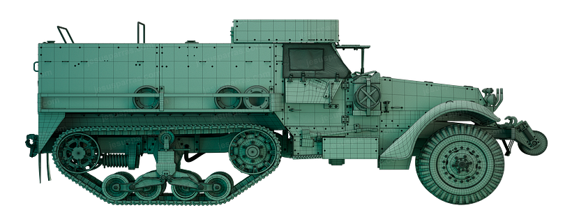 M3 HALFTRACK_VEHICLE HARDSURFACE 8