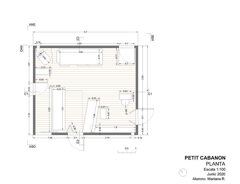 Mi Proyecto del curso: Introducción al dibujo arquitectónico en AutoCAD 0