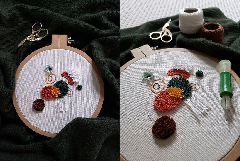 Mi Proyecto del curso: Introducción al bordado con aguja mágica 4