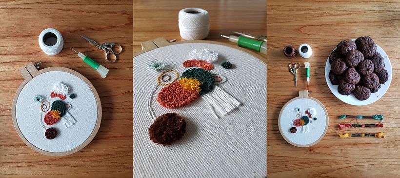 Mi Proyecto del curso: Introducción al bordado con aguja mágica 2