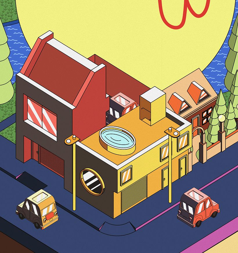 Mi Proyecto del curso: Ilustración vectorial isométrica desde cero 1