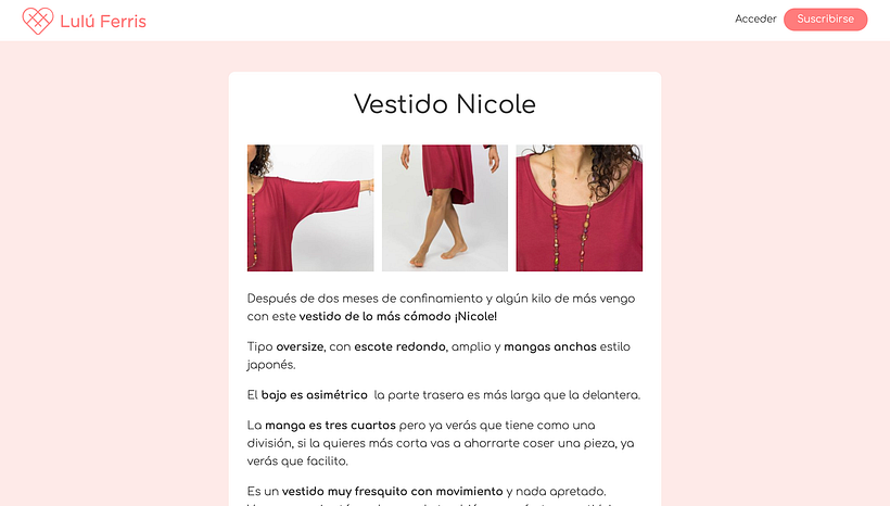 Aquí podemos ver el detalle de cada tutorial