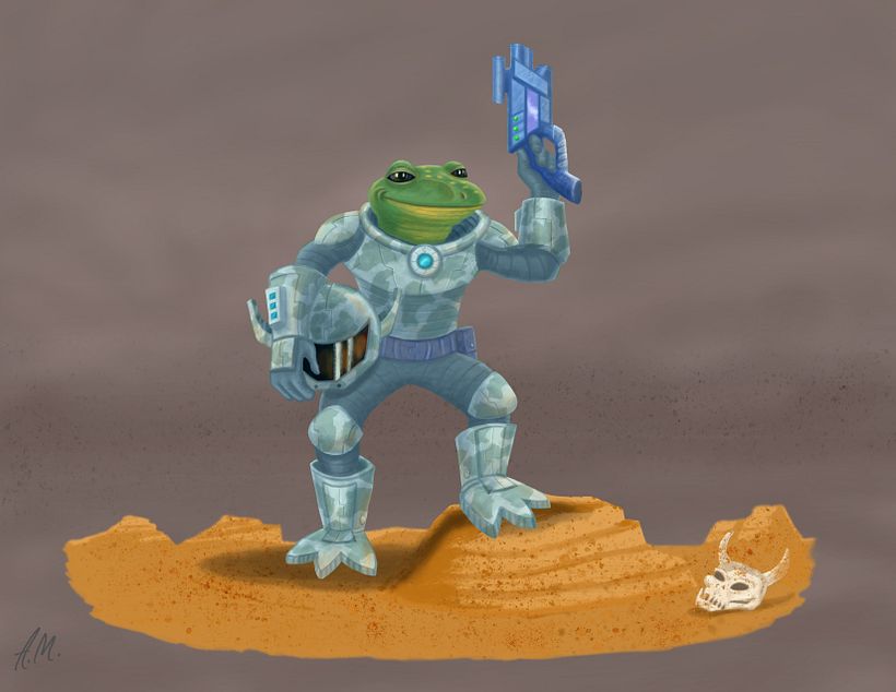 My project in Digital Painting for Characters: Color and Light course -1