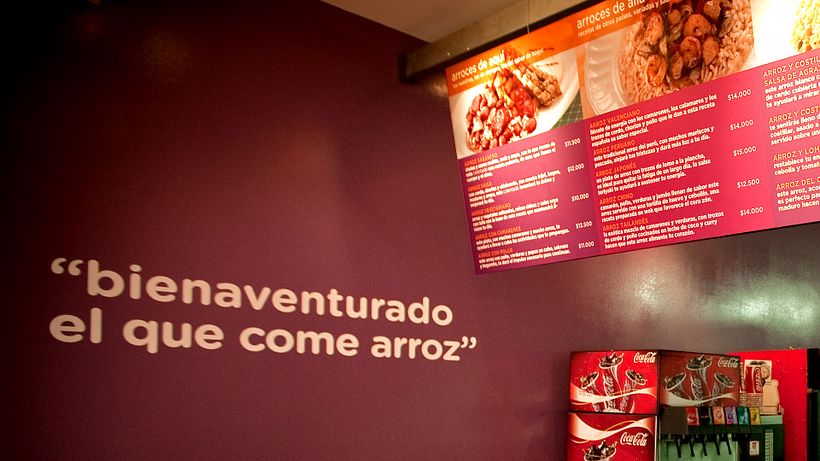 Texto de campaña, menú colgante