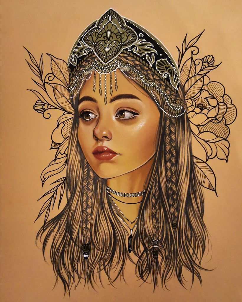 Mi Proyecto del curso: Ilustración con pastel y lápices de colores - Traditional illustration