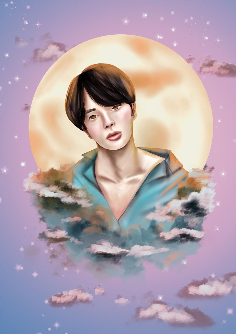 My project in Digital Fantasy Portraits with Photoshop course 1