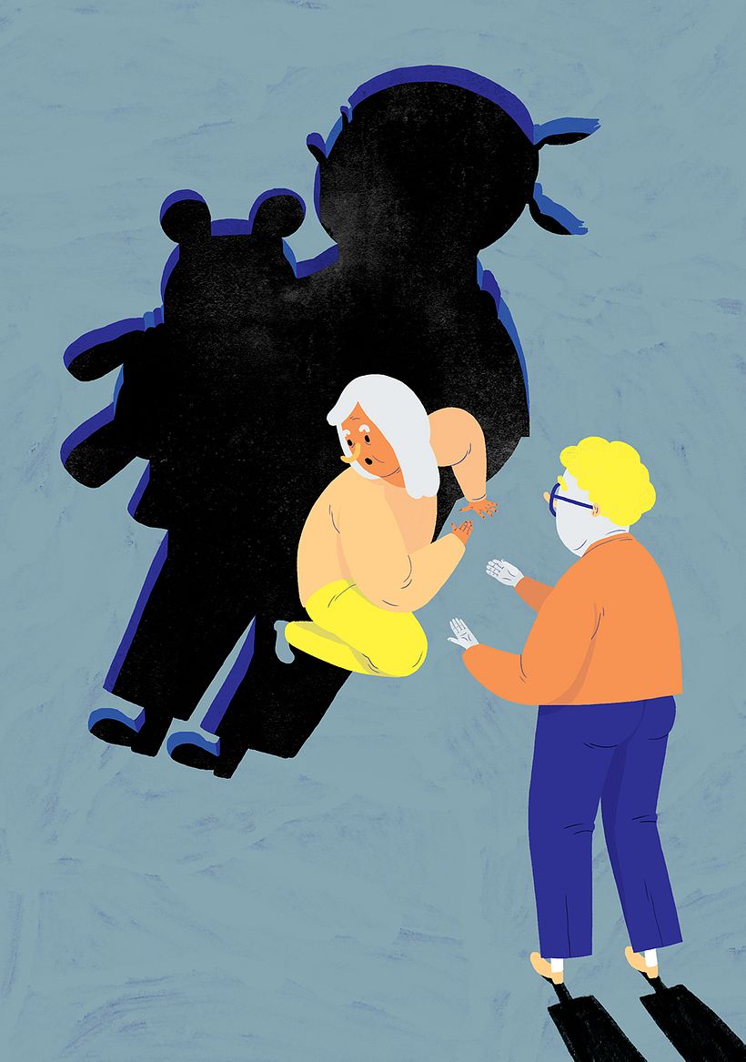 Editorial illustrations: Modern Psykologi 2