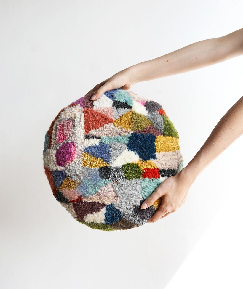 punch needle pillows 2