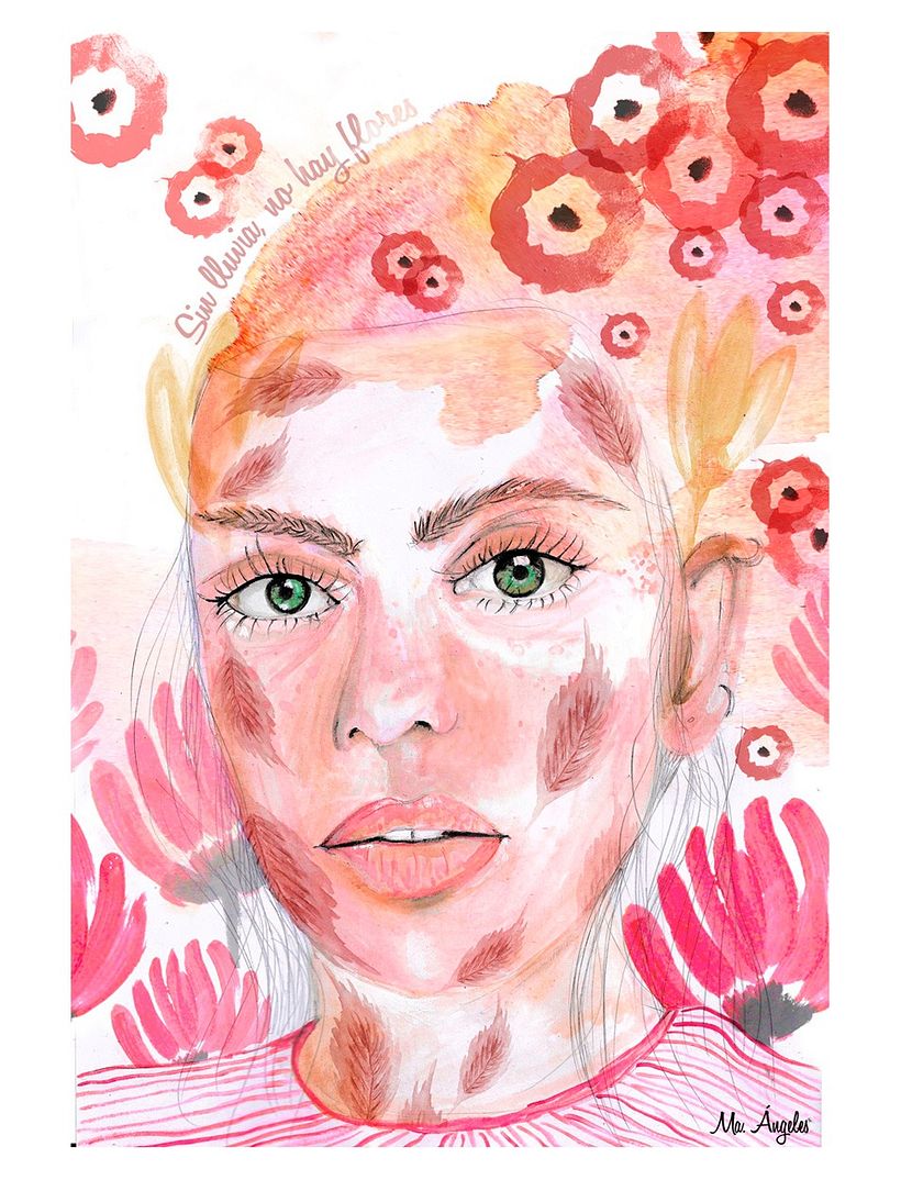 Mi Proyecto del curso: Retrato ilustrado en acuarela 3