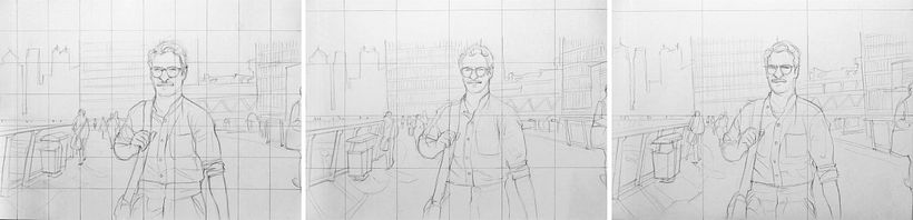 Ich habe einige Experimente mit größeren und kleineren Rastern durchgeführt, aber das entspricht nicht ganz meinem Skizzierstil …