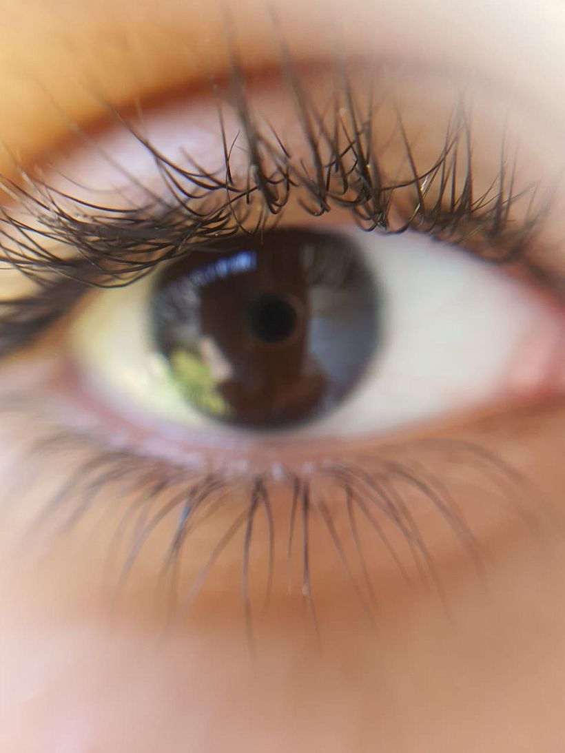 En esta foto use un lente de aumento 