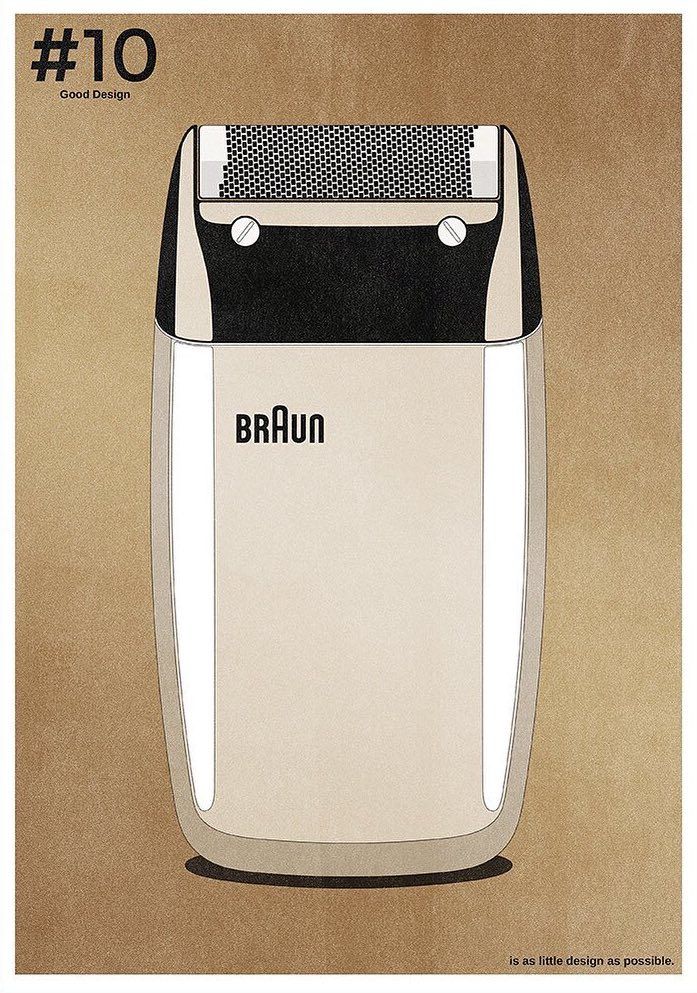 Barbeador Braun de Rams. Delima/Haus Der Riso