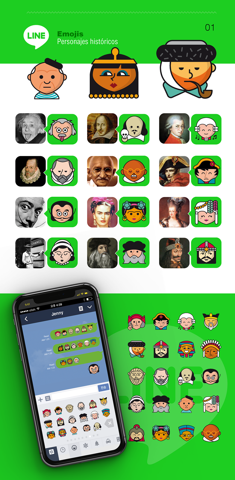 1000 Emojis for Line 1