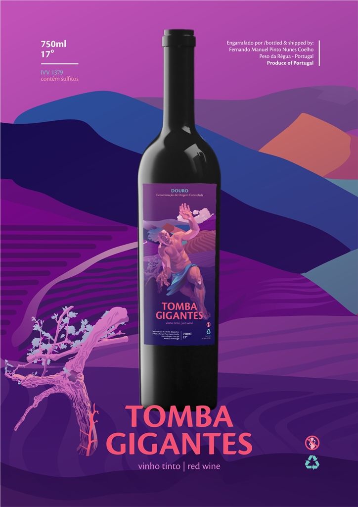 Rótulo Vinho Tomba Gigantes 6