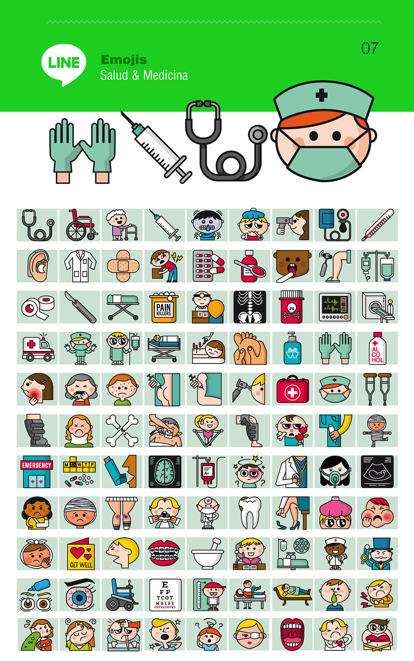 1000 Emojis for Line 7