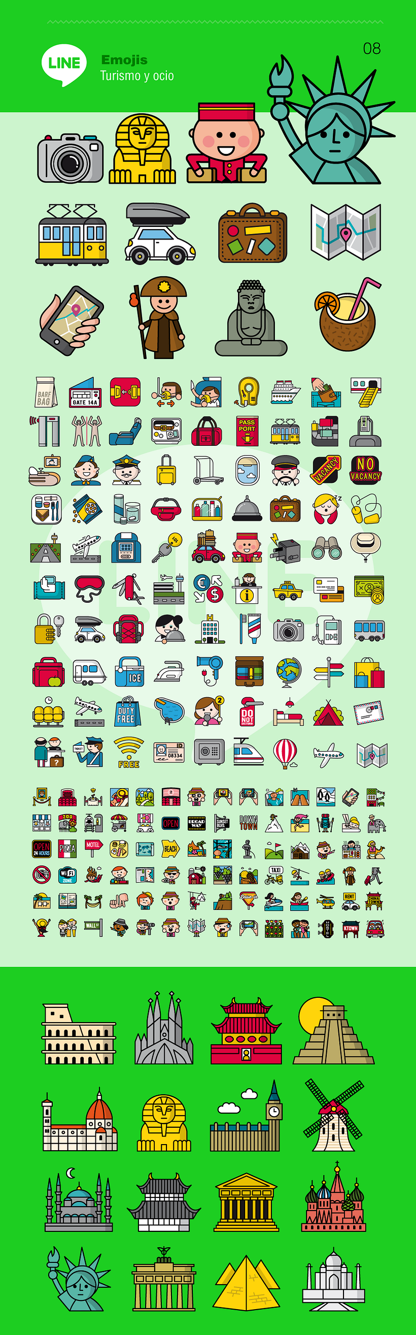 1000 Emojis for Line 8