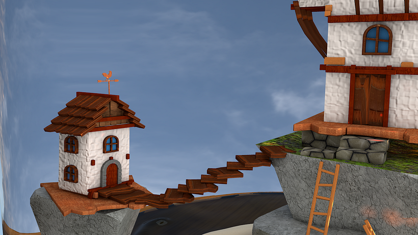Mi Proyecto del curso: Creación de mundos 3D en miniatura con Procreate y Cinema 4D 2