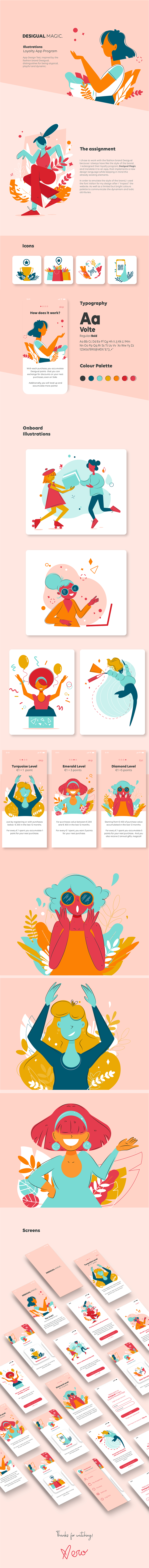 Desigual Magic - Illustrations - Loyalty App Program -1