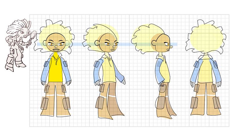 Meu projeto do curso: Design de personagens para animação com Photoshop -1