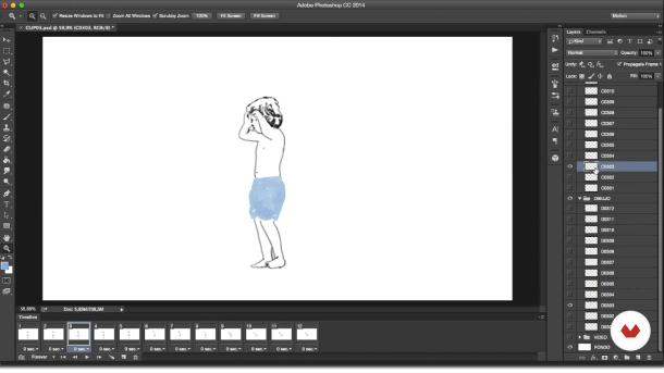 Fotograma da rotoscopia final