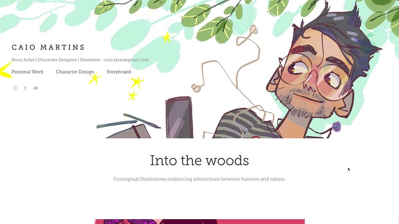 O site permite uma organização mais clara e personalizada