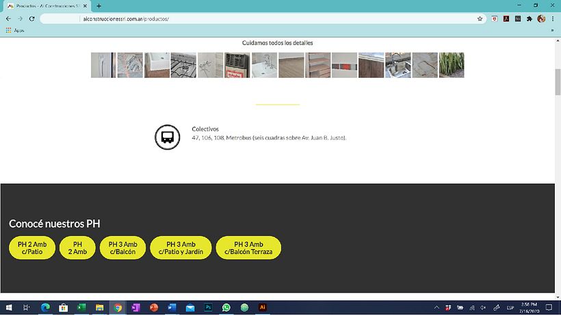 Sitio Web de AI Construcciones - Empresa constructora de Argentina 4