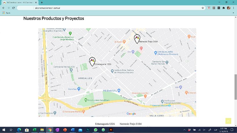 Sitio Web de AI Construcciones - Empresa constructora de Argentina 7