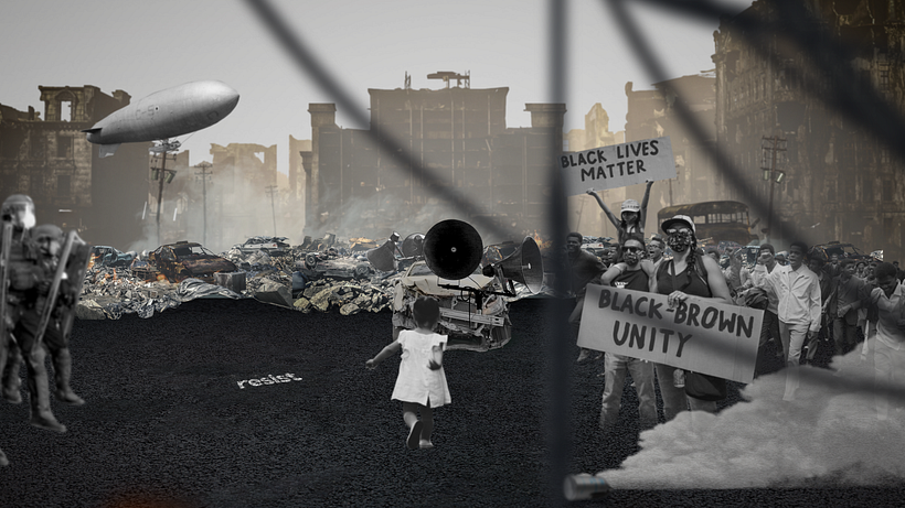 Alarm Call Music Video excerpt: Animated Collage with Adobe After Effects Course 2