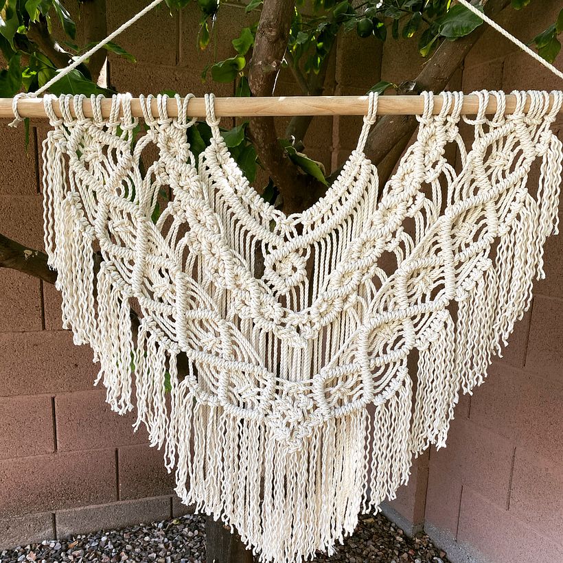 Mi Proyecto del curso: Macramé: nudos básicos y complejos  0