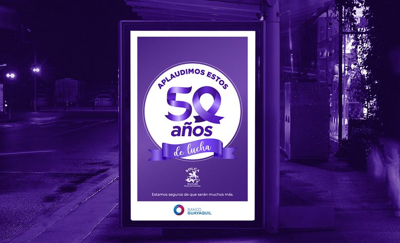 50º aniversario de SOLCA - Manabí - Design