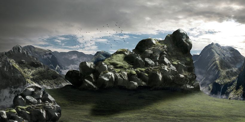 Mi Proyecto del curso: Matte Painting: creando mundos fotorrealistas 0