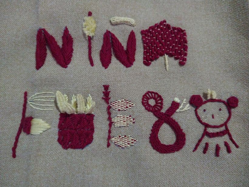 Proyecto final de bordado en relieve 