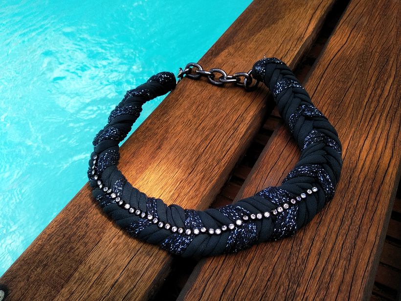 Mi Proyecto del curso: Creación de joyería textil 0