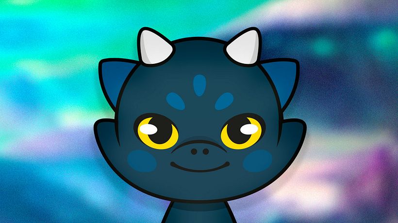 Diseño de mascota Drako por © Estudio Kudasai