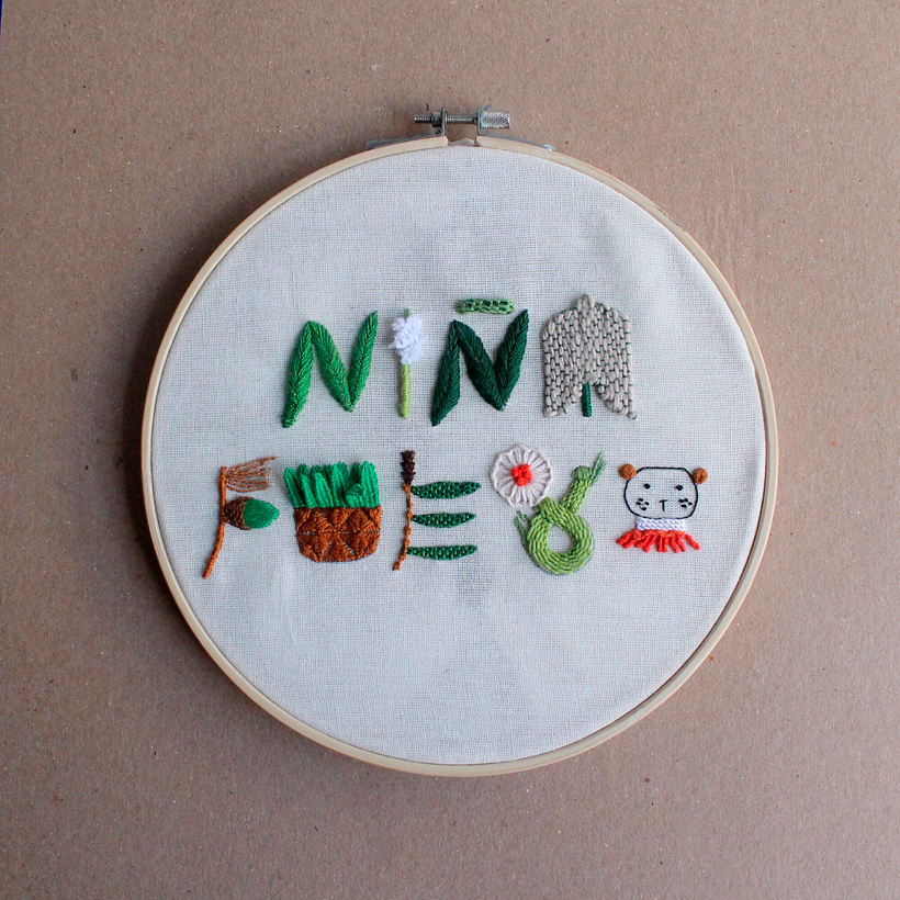 Mi Proyecto del curso: Introducción al bordado en relieve - Design