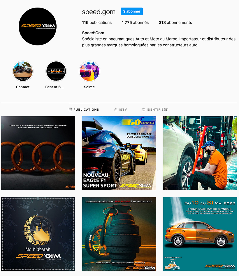almost one year i manage the social media of a tire company starting from scratch i made graphics design and promotion stratg