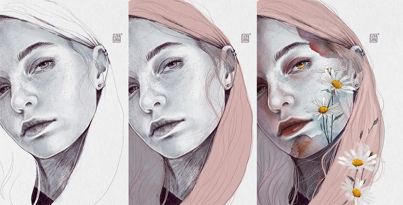 PROCREATE İLE RESİMLİ PORTRE