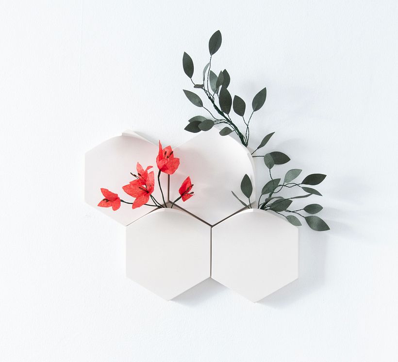 Handcrafted paper flower collaboration with Extra&ordinary Design 1