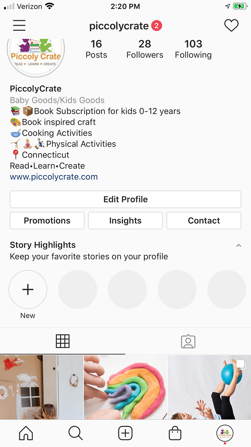 My project in Brand Strategy on Instagram course 1
