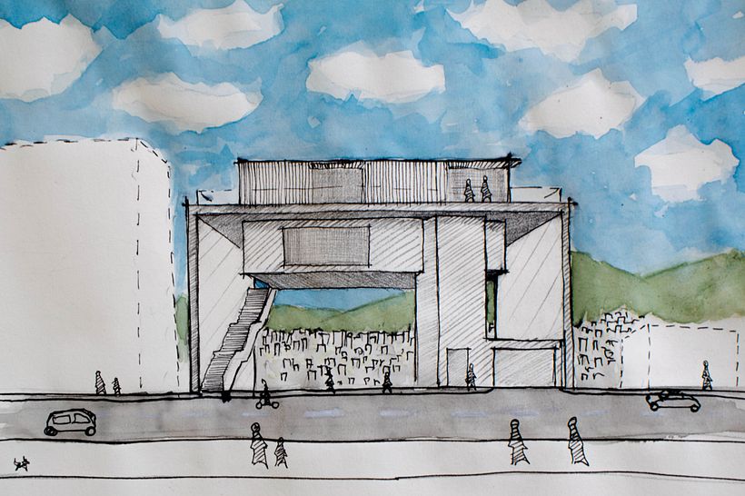 Sketch of my current university project.