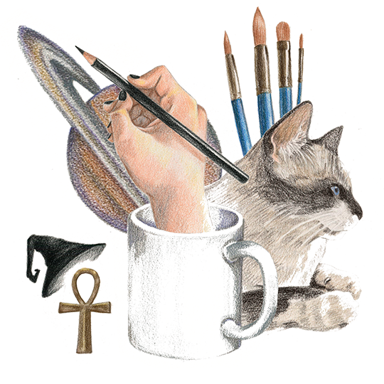 Mi Proyecto del curso: Ilustración comercial con lápices de colores 0