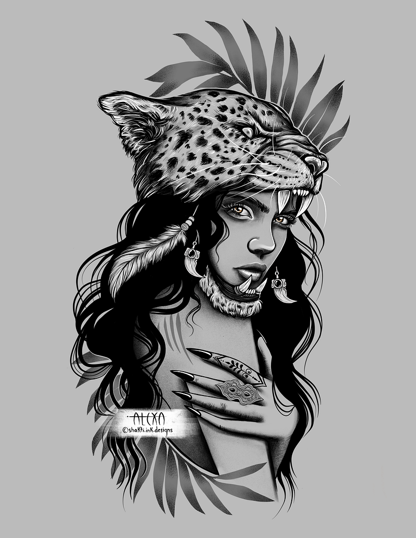 My project in Digital Design and Illustration of Tattoos with Procreate course -1