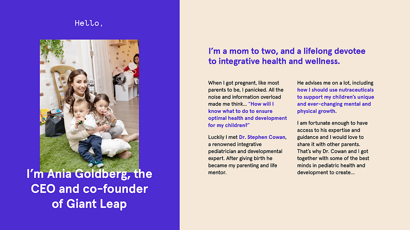 Pitch Deck for Giant Leap 2