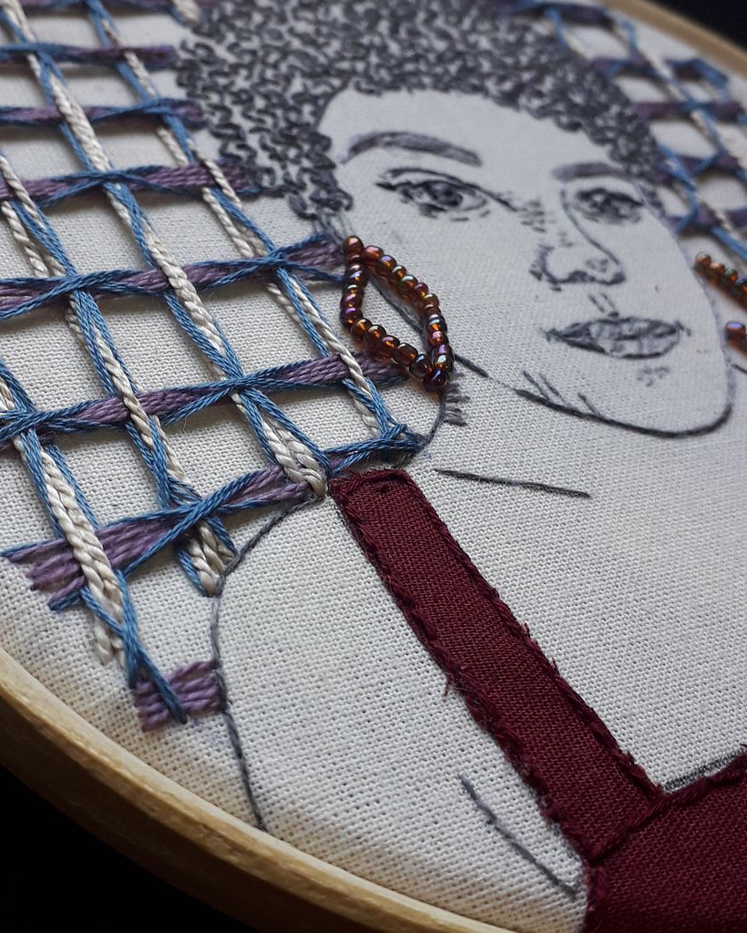 Fotografia Bordada - Autoretrato  -1