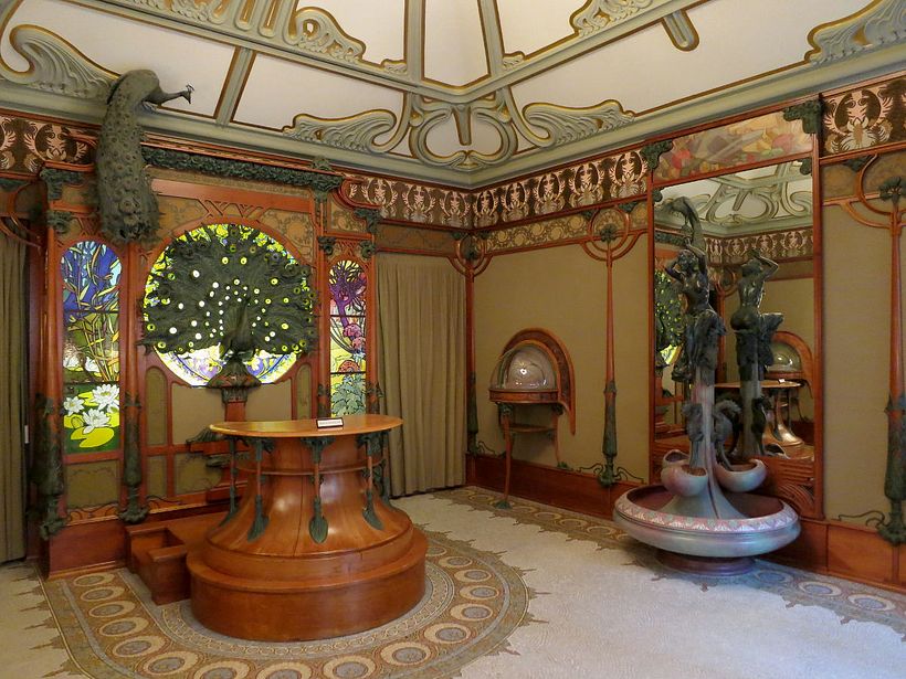 Interior de la Boutique Fouquet (1901). Foto de O. Taris