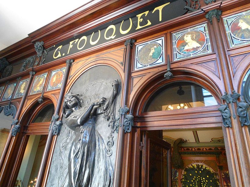 Fachada de la joyería Fouquet (1901). Foto de Rebexho